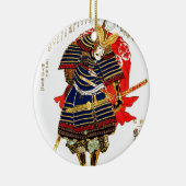 武士- Utagawa Kuniyoshiの歌川国芳 セラミックオーナメント (右)