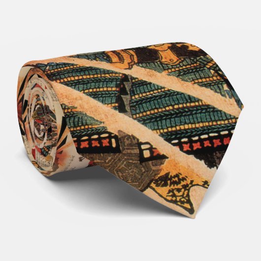 武士Iのタイ ネクタイ (ロール)