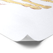 武家の日本のイラストレーション ポスター (角)