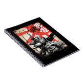 武家文日本の化の剣士 ノートブック (右側)