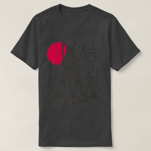 武家武士戦国時代刀武者 Tシャツ (デザイン正面)