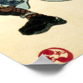 武家浪人築岡芳年(1869年) ポスター (角)