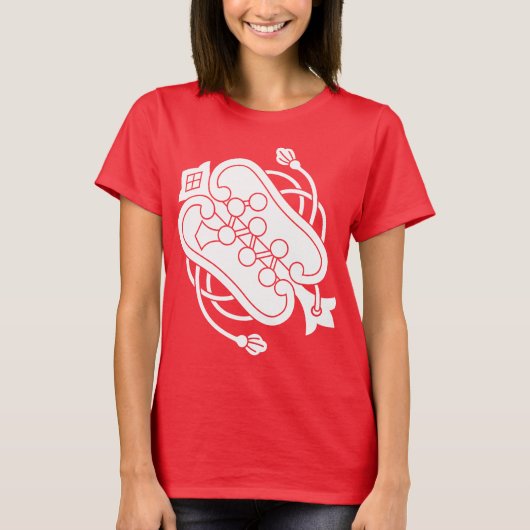 武将の扇 Tシャツ (正面)