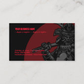 武日本の士 名刺 (裏面)