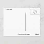 武漢の動物園、中国 ポストカード (裏面)