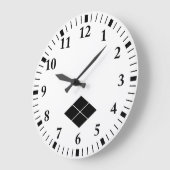 武田のひし形 ラージ壁時計 (傾斜)