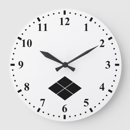 武田菱 ラージ壁時計 (正面)