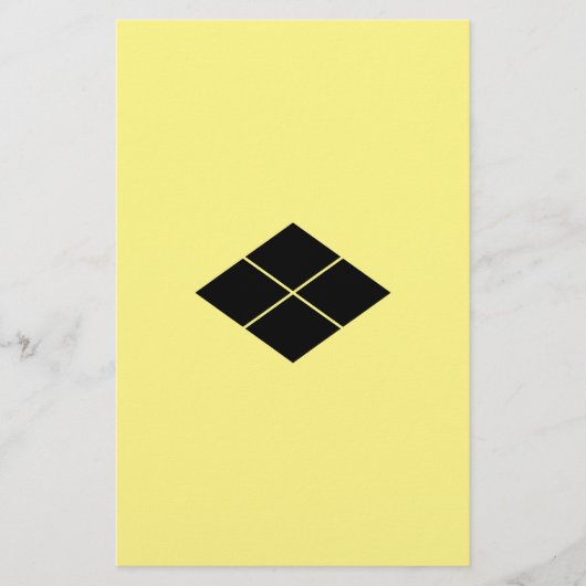 武田菱 便箋 (正面)