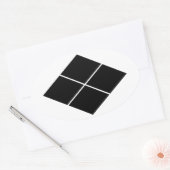 武田菱 楕円形シール (封筒)