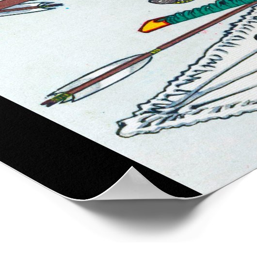 武者月岡芳年 ポスター (角)