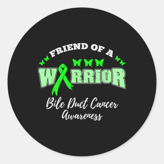 武者胆管がん認識度の ラウンドシール (正面)