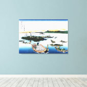 武蔵国佃島 キャンバスプリント (インサイチュ (ウッドフロア))