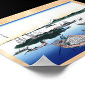 武蔵国北斎の塚田島 ポスター (角)