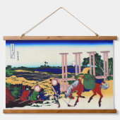 武蔵国千手の富士山の北斎 吊り下げ型タペストリー (正面)