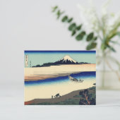 武蔵国多摩川(北斎) ポストカード (スタンド正面)