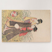 武蔵野北川歌麿の駆け引き ジグソーパズル (横)