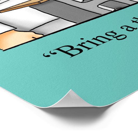 武術おもしろいアーツユーモアポスター ポスター (角)