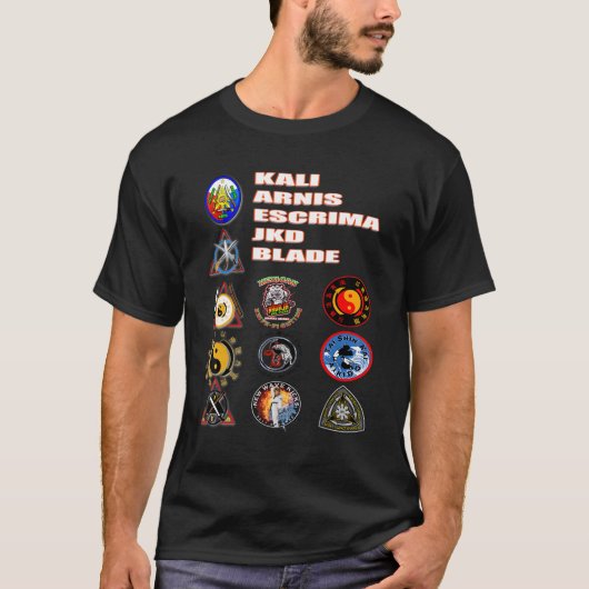 武術のカリーエスクリマウィングチュン Tシャツ (正面)