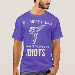 武術アーツおもしろい引用文空手カンフーファン Tシャツ