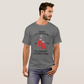 武術アーツおもしろいTouchドーターボクシングレッスンFr Tシャツ (正面フル)