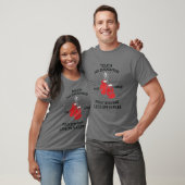 武術アーツおもしろいTouchドーターボクシングレッスンFr Tシャツ (ユニセックス)