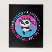 武術アーツの価値観 – Karate ガーリー Mindset ジグソーパズル (縦)