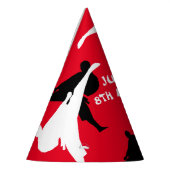 武術アーツの誕生日パーティー帽子と空手ポーズ パーティーハット (左)