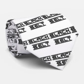 武術アーツはっきりしたブラックベルトタイ ネクタイ (ロール)