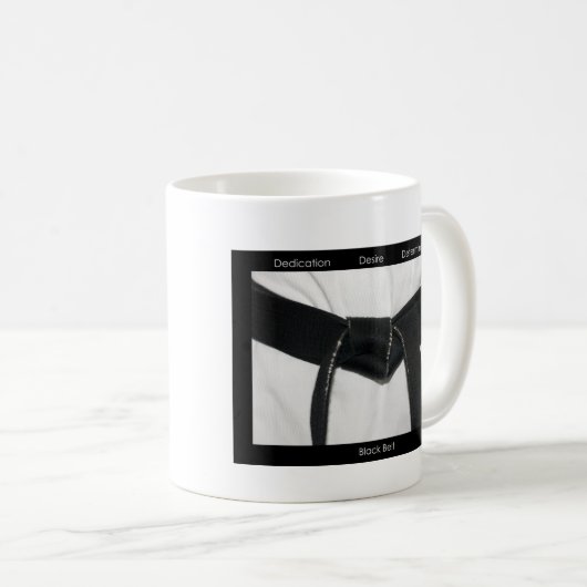 武術アーツやる気を起こさせるマグ コーヒーマグカップ (正面右)