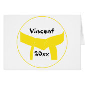 武術アーツイエローベルト (正面横)