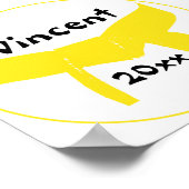 武術アーツイエローベルト ポスター (角)