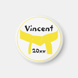 武術アーツイエローベルト マグネット