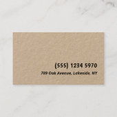 武術アーツインストラクタープレミアム 名刺 (裏面)