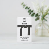 武術アーツインストラクター名刺 名刺 (スタンド正面)