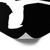 武術アーツエナジーシルエット ポスター (角)