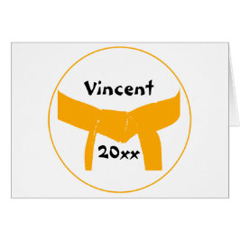 武術アーツオレンジベルト