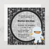 武術アーツオープンハウス 招待状 (正面/裏面)