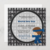 武術アーツオープンハウス 招待状 (正面/裏面)