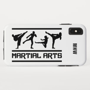 武術アーツカスタムーのモノグラムの電話ケース iPhone XS MAXケース