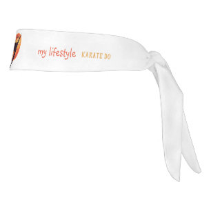 武術アーツカラートガールモダントレンディーシックブラック タイヘッドバンド