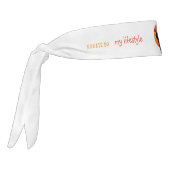 武術アーツカラートガールモダントレンディーシックブラック タイヘッドバンド (回転270)