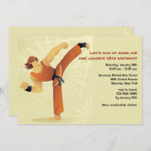 武術アーツガイ招待状 招待状 (正面/裏面)