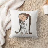 武術アーツガールピロー クッション (ブランケット)