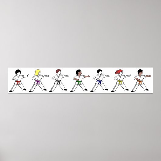 武術アーツキッズウォー縁どル ポスター (正面)