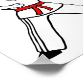 武術アーツキッズウォー縁どル ポスター (角)