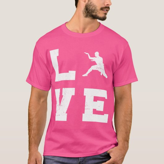 武術アーツクンフクンフーウシュメン Tシャツ (正面)