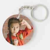 武術アーツグリーンベルト写真 キーホルダー (裏面)