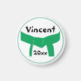 武術アーツグリーンベルト マグネット