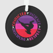 武術アーツコアバリュー – 空手 オーナメント (裏面)