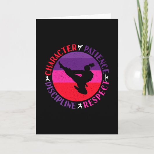 武術アーツコアバリュー – 空手 カード (正面)